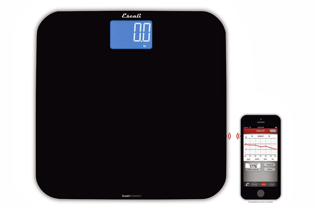 New SmartConnect Body Scale from Escali with Bluetooth® LE and iPhone iPad App