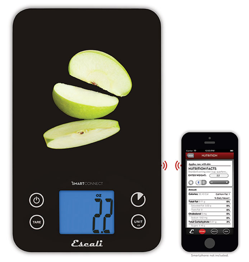 New SmartConnect Kitchen Scale from Escali with Bluetooth® LE and iPhone/iPad App