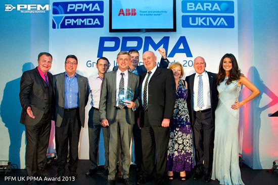 PFM UK Voted Machinery Manufacturer of the Year In PPMA Awards 2013