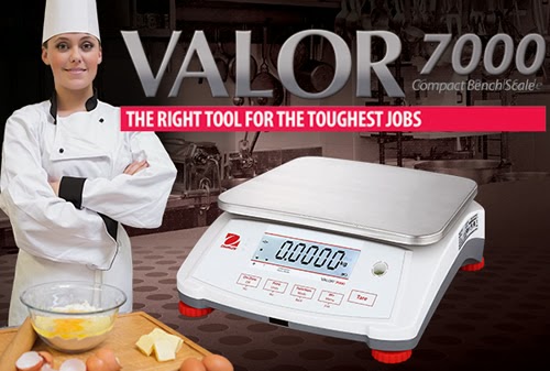 Ohaus is introducing the all new Valor 7000 Compact Food Scales 