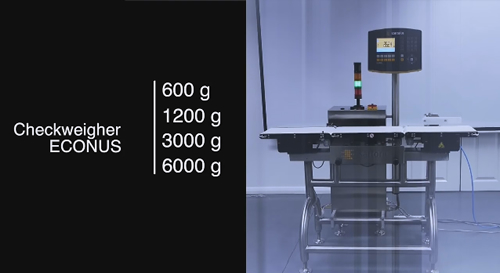 Video showing the features of Sartorius ECONUS Checkweighers