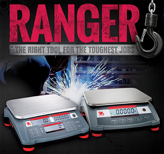 Ohaus is introducing the all new Ranger® Compact Bench and Counting Scales