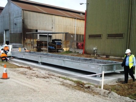 Shipping Container Weighing Scales For Metal Manufacturer In Victoria