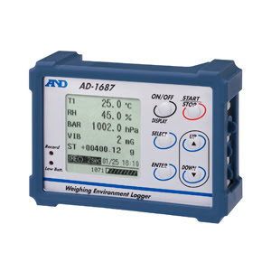 A&D Weighing launched the World’s 1st Weighing Environment Logger