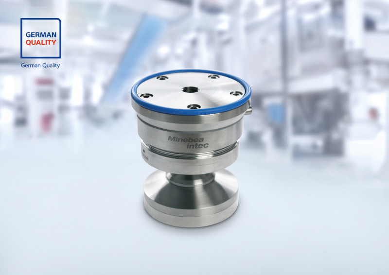 No chance for lateral forces with Minebea Intec's New Hygienic Weighing Module Novego