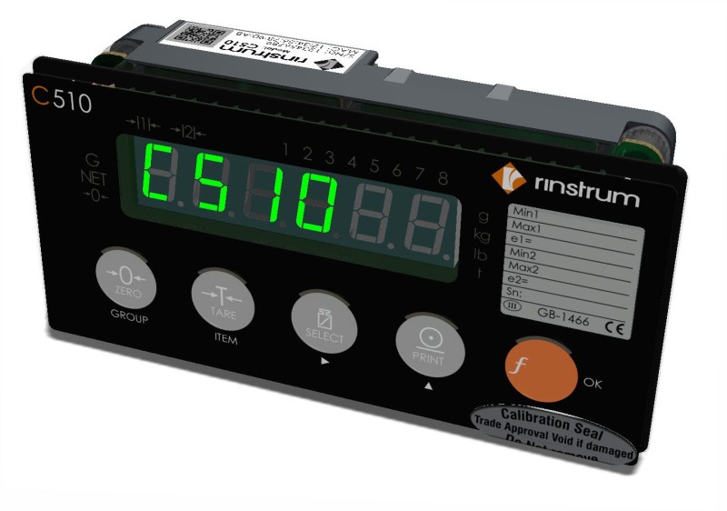 Rinstrum Launches the C510 Industrial Weight Controller