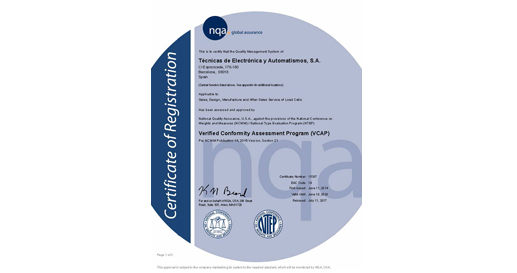 Utilcell‘s VCAP Certificate was renewed