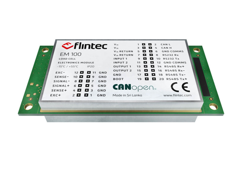 Flintec launched the EM100, a purpose made family of Digitising Units for general Weighing Applications