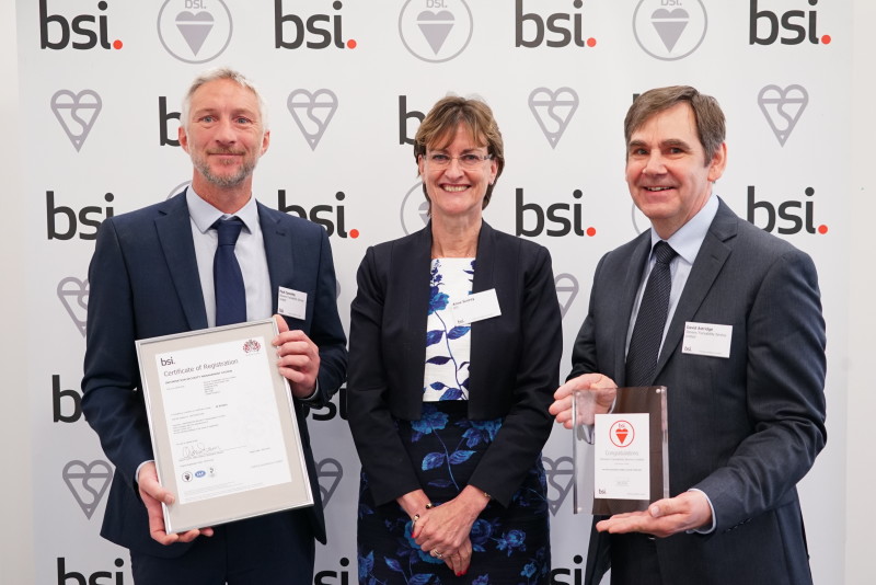 Weighing experts Stevens Traceability Systems earn recognition at BSI