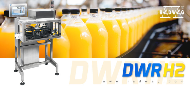 A new upgraded model of the RADWAG DWR Rotational Checkweigher