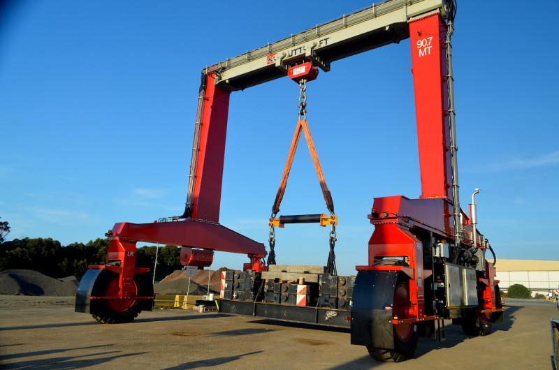 SP Load Cell Tests Shuttlelift Mobile Gantry Cranes
