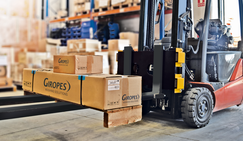 New Weighing System for Forklifts by Giropes