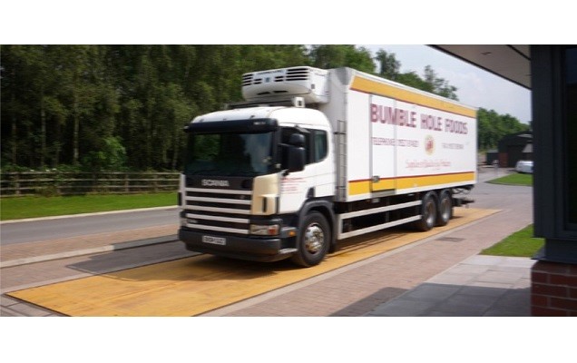 Weightron Sloping Eurodeck Weighbridge solves problem for Bumble Hole Foods