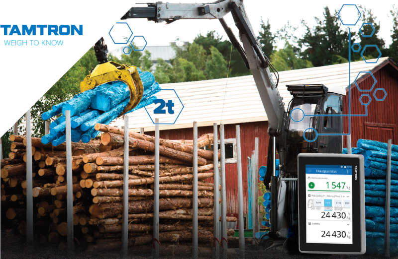 One Timber from Tamtron Now Compatible with Hydraulic Weighing Links