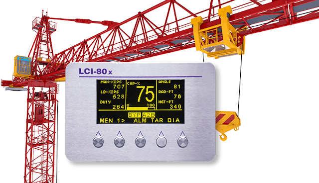 New LCI-80x Crane Safe Load Indicator from Rugged Controls