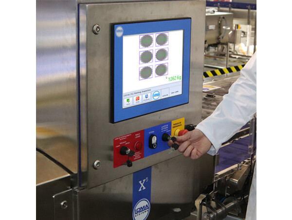 Weighing products with Loma's X5 X-weigh feature