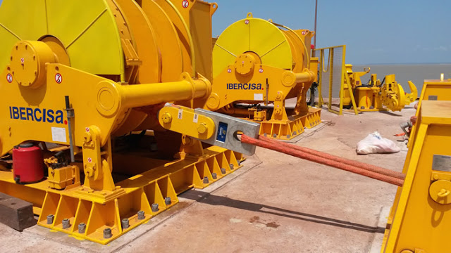 Straightpoint Load Cells Test Mooring Equipment at Huge Port Project
