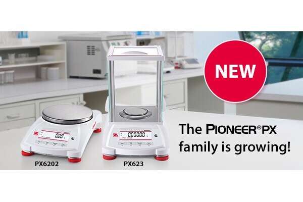 OHAUS Portfolio Extension - The Pioneer® PX family is growing