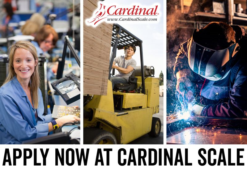 Job Offer By Cardinal Scale - Saw/Overhead Crane Operator