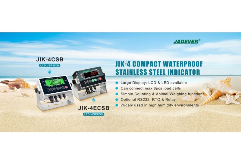 New Compact Waterproof Stainless Steel Indicator Jadever JIK-4 Series