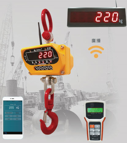 Excell Launches New IP66 Waterproof Crane Scale FJ5