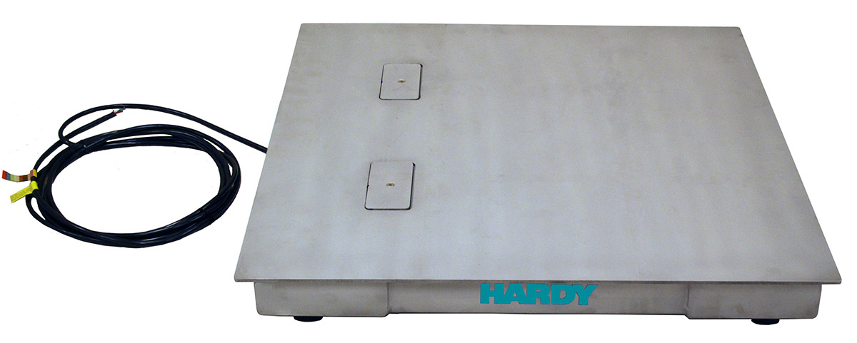 Durable, Reliable Hardy Floor Scales now offered in custom sizes for Industrial Weighing & Washdown Applications