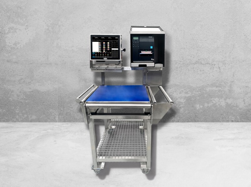 DIBAL Mobile Weighing and Labeling Equipment in the Meat Industry
