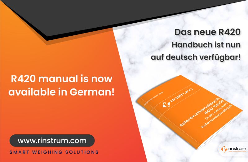 R420 Manual is Now Available in German!