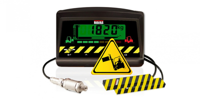 RAVAS-SafeLoad: active load diagram alerts forklift driver in case of unsafe lifting