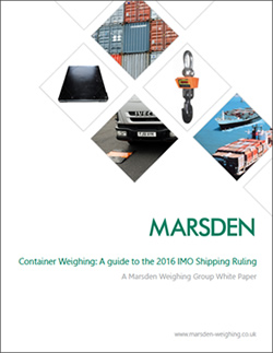 Marsden issues guide to IMO Container Weighing Ruling
