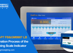 Calibration Process of the Batching Scale Indicator General Measure GMC-P7 F8 and GM9907 LB