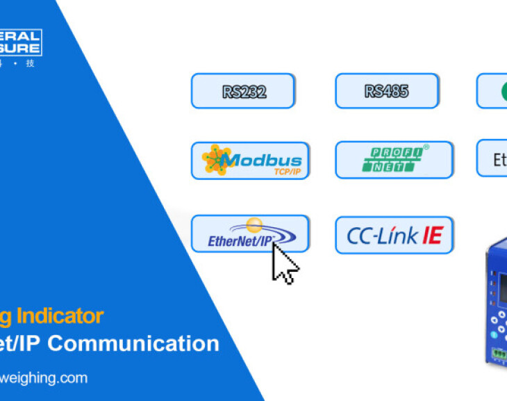 Weighing Indicator General Measure GMT-X1 Communication with an Omron PLC via EtherNet/IP