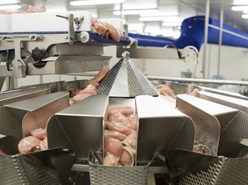 New Multihead Weigher Fresh Poultry video from Marel