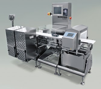 Accurate down to the gram - The Bizerba CWF check-weigher featuring an integrated Varicon metal detector makes quality assurance easier